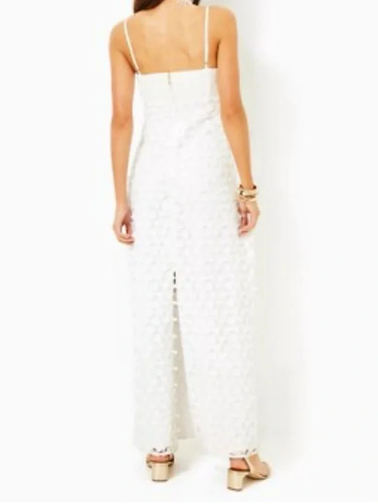 Lilly Pulitzer Textured Spaghetti-Strap Maxi Dress size 2 - Picture 3 of 8